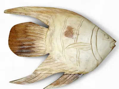Wall Relief Fish 3D model