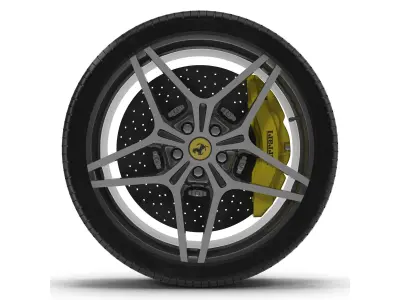 Ferrari Wheel 3D model
