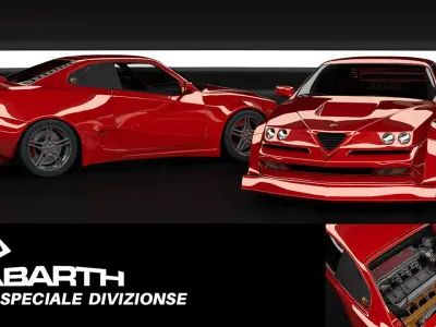 ALFA ROMEO GTV LUSSO Free 3D Model Free low-poly 3D model