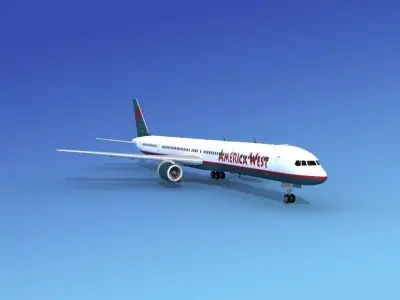Boeing 757-300 America West 1 3D model