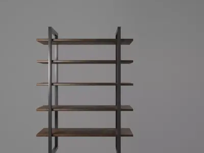 bookshelf bookcase - person Free 3D model