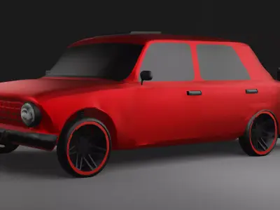 vaz 2101 car Free 3D model