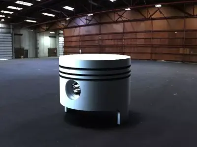 Engine Piston Free 3D model