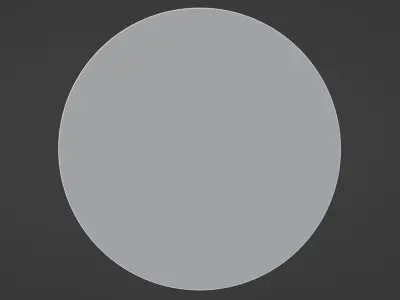 Simple round table Free 3D model