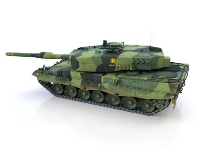 Stridsvagn 121 - Mek B10 - Swedish Army 3D model