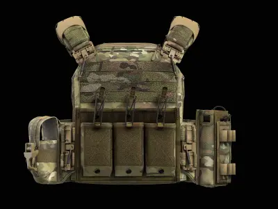 Strandhogg v3 SAPI Cut Plate Carrier V2 Low-poly 3D model