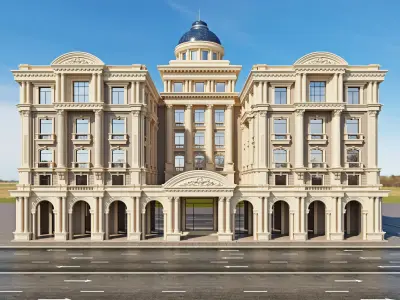 Commercial building 2 3D model