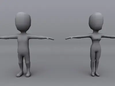 Low poly Police Force Low-poly 3D model