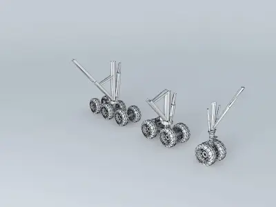 Landing Gear Free 3D model