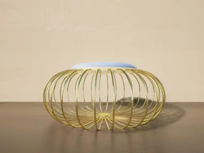 WOVEN IRON CHAIR Free 3D print model