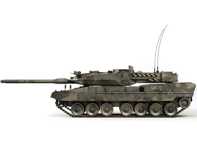 Tank Leopard 2A7 2006 3D model