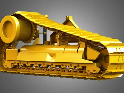 Crawler System - PL83 Pipelayer 3D model