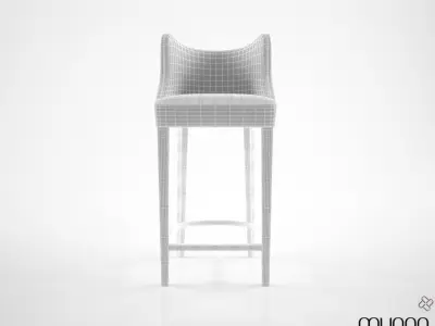 Munna Becomes Me Barstool 3D model