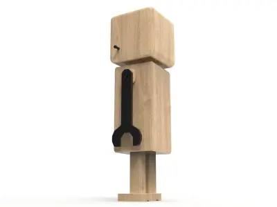 TOY ROBOT 02 3D print model