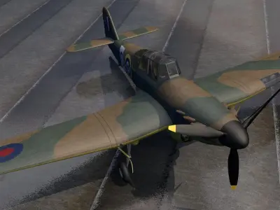 Miles M-9a Master Mk-1 3D model