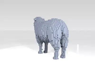 Sheep Voxel 3D model