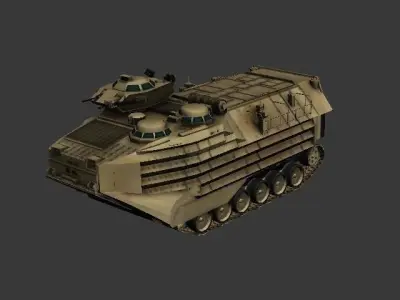 aavp7a1 armoured vehicle Low-poly 3D model