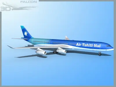 Falcon3D A340-600 Air Tahiti Nui 3D model