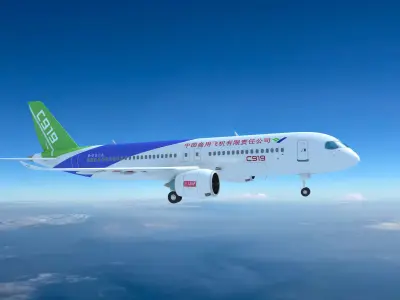 COMAC C919 3D model