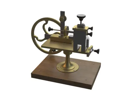 Mechanism steam engine 3D model