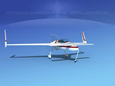 Rutan VariEze V19 3D model