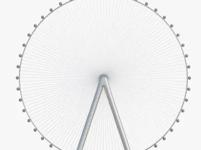 Ain Dubai 3D model purchase