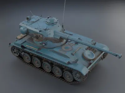 AMX-13 75 PBR Model 3D model