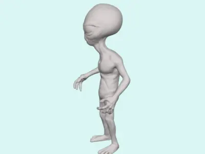 Alien Sculpt 3D print model