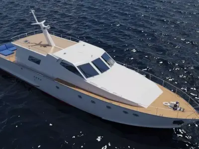 motoryacht 3D model