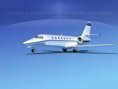 Cessna 680 Citation Sovereign  V03 3D model