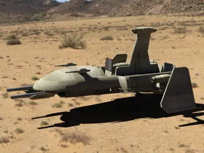 Transport Speeder 3D model