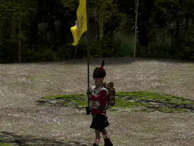 Wellingtons Scottish Highland Infantry 3D model