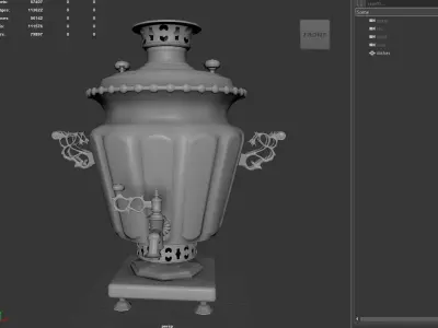 Samovar Free 3D model
