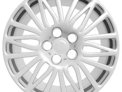 Wheel Rim 3D model 11