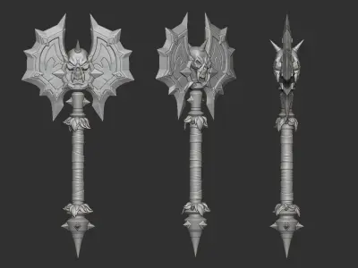 World of Warcraft - Battle For Azeroth Weapon 75mm for 3d print 3D print model