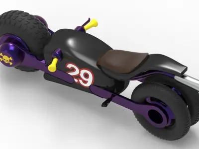 motorcycle  3D model purchase