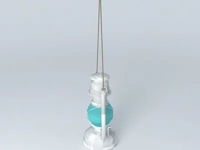 Gas lamp 3D model get