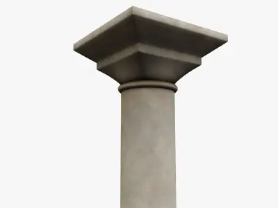 Column Low-poly 3D model