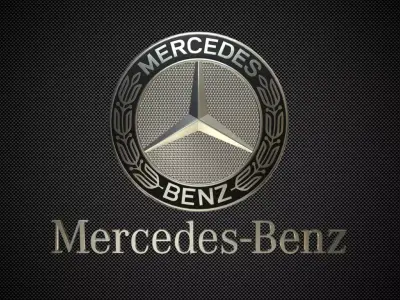 mercedes benz logo 3D model
