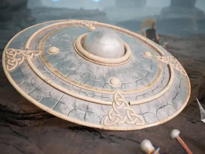 Spartan Weapons V2 23 assets Low-poly 3D model