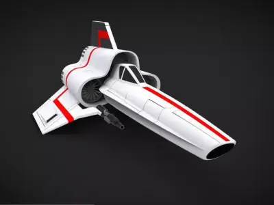 Viper Fighter Free 3D model