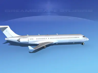 Comac ARJ21-900 Bare Metal 3D model