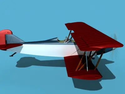 Travelair 2000 V02 3D model
