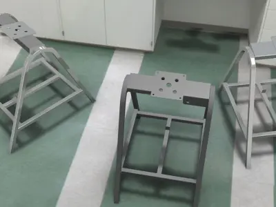 Industrial Blender Base 3D model