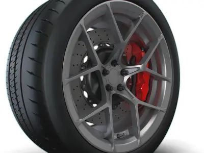 American Racing AR924 wheel 3D model