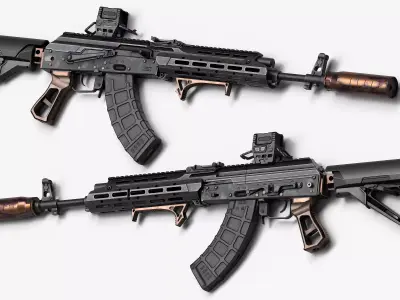 AK 103-104 Low-poly 3D model
