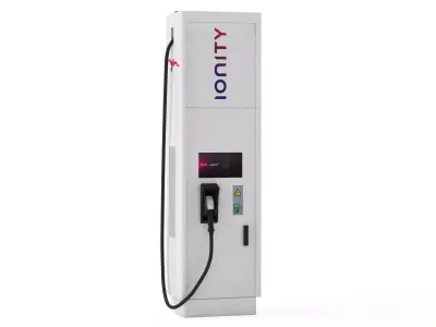 EV Ionity Charging Station 1 3D model
