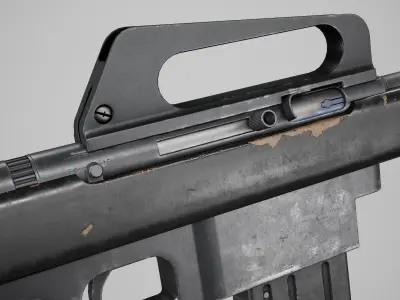 PBR ARMSCOR M1600 SA Low-poly 3D model