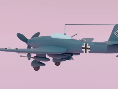 Junkers Ju 87 Stuka German Dive Bomber 3D model