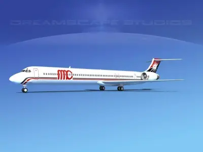 McDonnell Douglas MD-90 AMC 3D model